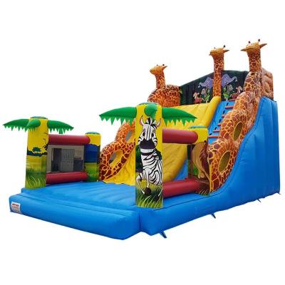 China Retail Amusement Park School Backyard Birthday Party Rental Home Kids Outside Race River Game Backyard Bouncy Combo Sets Inflatable Slide Jumper Water Bounce House for sale