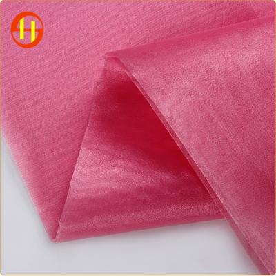 China 2022 High Density Soft Sheer Silk Organza Fabric Shrink-Resistant For Wedding Dress And Apparel for sale