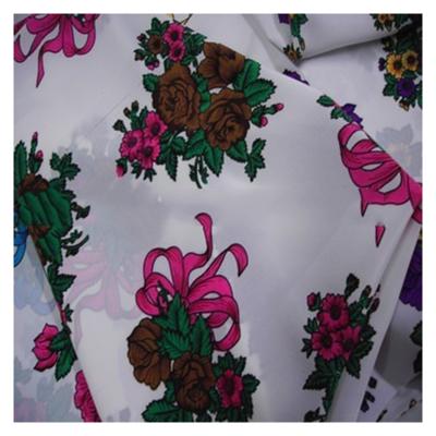 China Shrink-resistant comfortable woven polyester koshibo printed fabric for women garment for sale