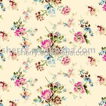 China 2022 Shrink-resistant polyester nice floral printed koshibo fabric / crepe koshibo fabric for sale