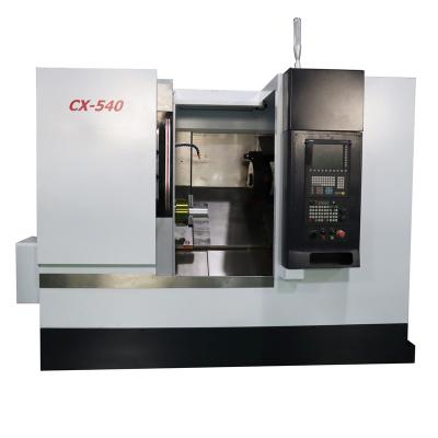 China Construction material stores low cost cnc lathe turning milling machine CX-540 for sale