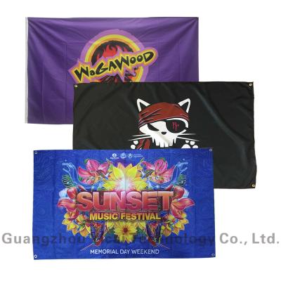 China Outdoor team flag printing flag light flagpole YC advertising custom red FLYING for sale