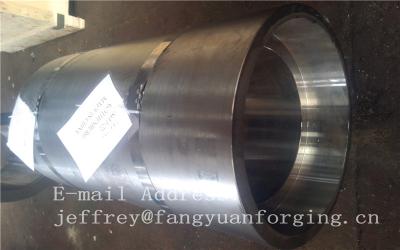 China 16Mo3 Steel Forged Ring Forged Cylinder Flange Heat Treatment And Machined for sale