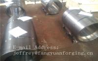 Cina Manica forgiata normalizzata ST52-3 girato ruvido S355J2G3 P355GH del metallo in vendita