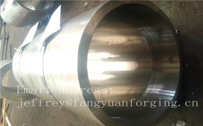 China S S Forged Steel Products / Forged Ring Flange Cylinder With Machining for sale