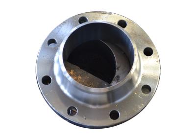 China Flange de placa de aço inoxidável frente e verso do tratamento térmico DN40  à venda