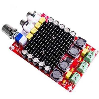 China XH-M510 TDA7498 Digital Power Amplifier Board 2X100W 100W+100W Stereo Audio Dual Channel 24v DC For Cars Class D 96*64*25mm for sale