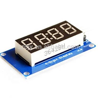 China Clock Module TM1637 4 Driver 0.36 Inch Anode Tube LED Display Board Panel A350 Serial Four Bits for sale