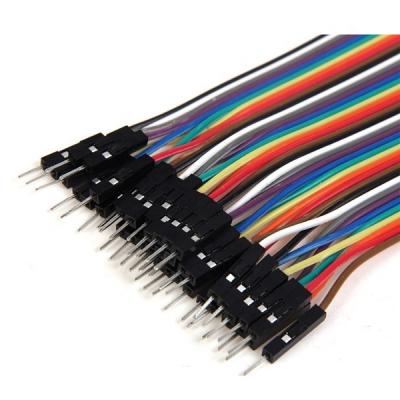 China Breadboard Jumper Wire 40PIN 20CM Male Connection To Male 40P Dupont Wire / Cable Line / Color Breadboard Factory for sale