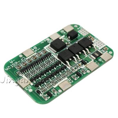 China //22V 24V 25.2V 6S 15A BMS Protection Li-ion Lithium 18650 Battery Cells PCB Board for sale