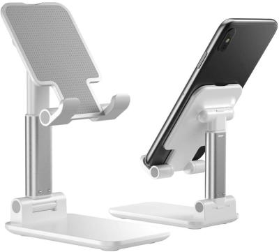 China Latest Size ABS 2021 Foldable Angle Adjustable Phone Holder Stand Tablet Holder Desk Stand for sale