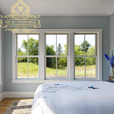 China High Quality Aluminum Double Hung Windows With Insect Screen From Magnetic Screen Chinese Supplier for sale