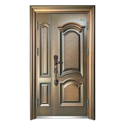 China Customized Anti - Theft Rust Proof Hot Dip Galvanized Security Front Door Entry Door For Steel Houses for sale