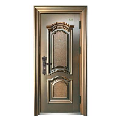 China Best Selling Classic Design Anti - Theft Front Entrance Mental Doors For Outdoor Houses Security for sale