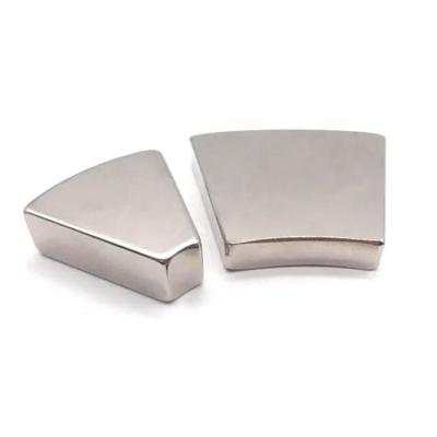 China Industrial Wind Generator Magnet Customized Neodymium Arc Segment Electric Magnets For DC Motor-Generator for sale