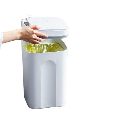 China Viable Wholesale Touchless Kitchen Waste Trash Can Automatic Smart Trash Can Sensor Bin for sale