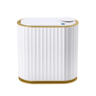 China Home Office Sustainable Infrared Plastic Intelligent Auto Trash Can Smart Garbage Bin Car Trash Can for sale