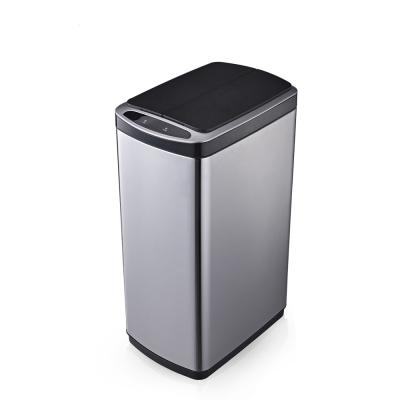 China 20L 30L 40L 50L Stainless Steel Waste Bin Rubbish Bins Hotel Viable Smart Trash Bins Large Waste Bins for sale