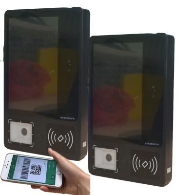 China 8 inch big screen SDK with qr code scanner, 4g programmable qr reading, rfid validator for sale