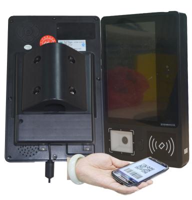 China 8 inch big screen SDK with programmable 4g ​​reading qr, automatic price collection qr code scanner system for sale