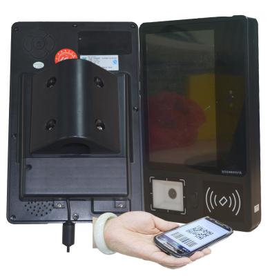 China SDK 8 inch color screen with SDK for qr code scanner and rfid payment, tap and go validator for sale