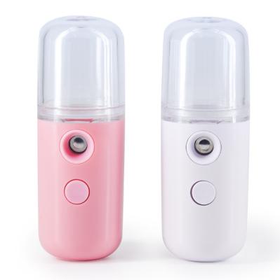 China Mini USB Moisturizer 30ml Alcohol Cold Sprayer Nano Facial Nano Electrostatic Mist Beauty Sprayer Sanitizer Machine For Spray for sale