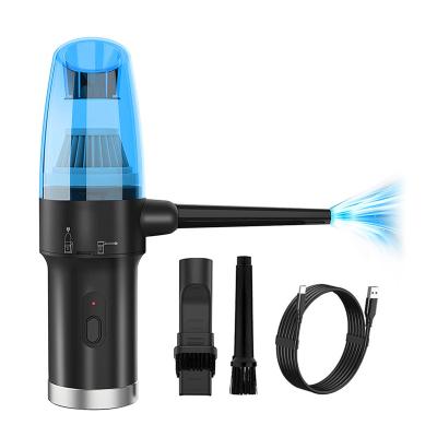 China Hotel Factory Custom 2 in 1 Rechargeable Vacuum Cleaner Portable Wireless Electric Compressed Air Duster for Car Home Cleaning for sale