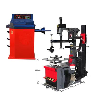 China CE right handed independent auxiliary arm tire disassembly and assembly machine/tire replacement machine/tire changer machine W-8082 for sale