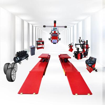 China Auto Tire Workshop Garage Car Camera Beam Aligment Machine 3D Wheel Alignment Machine with CE Certificate for sale