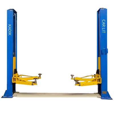 China Car Repair Shop In The Running Fast Delivery Factory Price CE Certification 4T Car Lifter Low Ceiling 2 Post Hydraulic Car Lift for sale