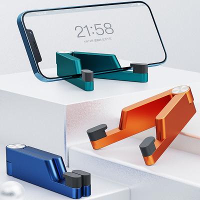 China New Mobile Phone Folding Mobile Phone Adjustable Desk Kickstand Holder Mini Mobile Phone Holder Laptop Tablet Desk Stand for sale