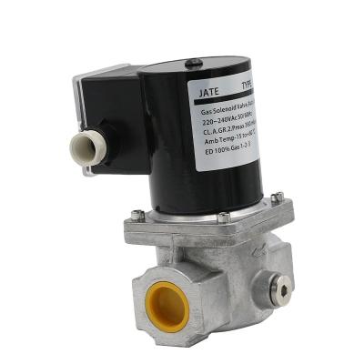 China Gas Burner Accessories JATE TYPE-TE4020 Quick Open And Close Gas Safety Solenoid Valve LPG Gas Burner Control Valves for sale