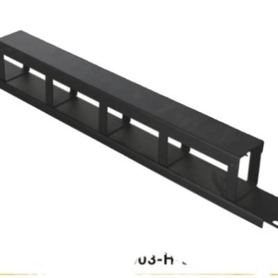 China Structure Cabling System Cable Manage Structured Cabling Solutions Cable Management Socket Rack Mount Panel w/12 Brush Slot for sale