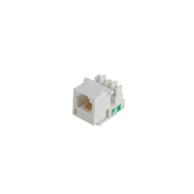 China ABS CAT3 UTP 90 trapezoidal rj45 jack for sale