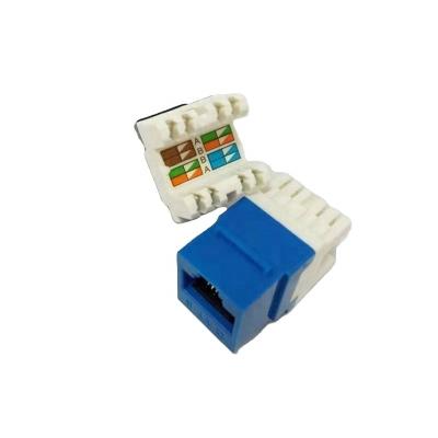 China Keystone Structure Cabling System CAT5E UTP RJ45-RJ45 COUPLER Jack for sale