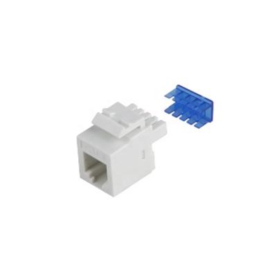 China ABS/PC modular jack wholesale 180 trapezoidal keystone jack rj45 for sale