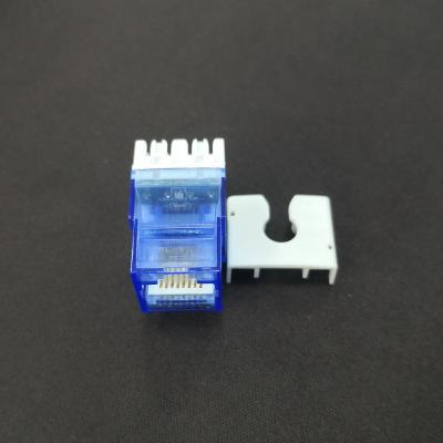 China High quality Cat5e Jack Face Plate RJ45 Jack Cat 5e Cat6 cat6e trapezoidal toolless 8p8c UTP module factory price for sale