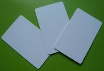 China PVC common non chip white card, can print white card, can package contact chip blank card for sale