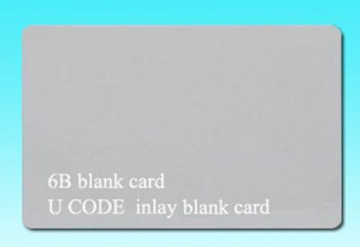 China 18000-6B inlay cards / U CODE HSL(SL3 ICS30) parking lot 915MHz long distance cards for sale