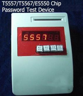 China T5557/T5567/E5550 chip card Password Test Device for sale