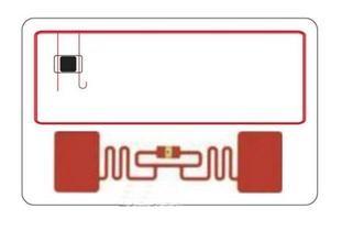 China FM11RF08(FM S50)+9662 inlay, UHF+HF dual-frequency card, FM11RF08+Alien H3 dual-frequency card for sale