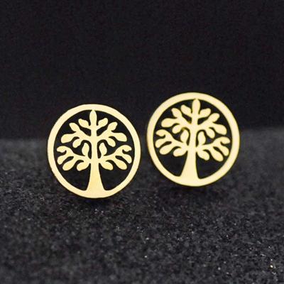 China Multiple Other Styles Gold Plated Stainless Steel Stud Earrings Customized Men's and Women's Fashion Stud Earrings for sale