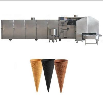 China Snack Factory Commercial Automatic Rolled Sugar Ice Cream Cone Making Machine for sale