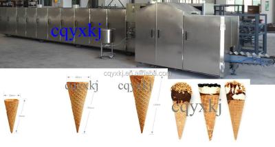 China Full Automatic Ice Cream Ice Cream Wafer Cone Machine With High Capacity for sale