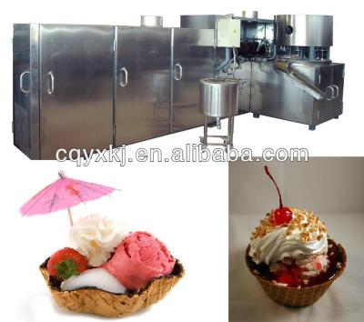 China Ice Cream Ice Cream Waffle Bowl Wafer Cup Making Machine for sale