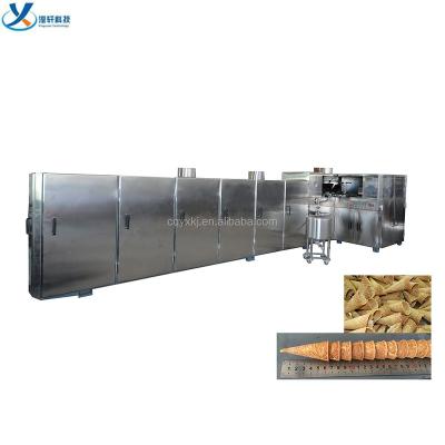 China Bake all kind of sugar-cones high capacity waffle rolled sugar-cone baking machine with better size for sale