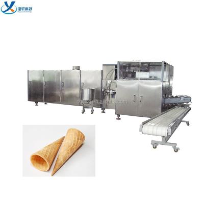 China Bake sugar-cones minium style of crisp wafer rolled cone making machine with high capacity for sale