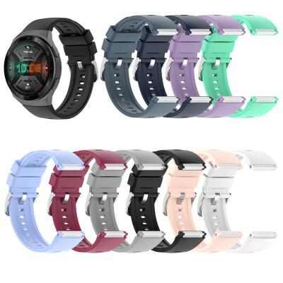 China TPU Silicone Band For Huawei Watch GT 2e Strap 22mm Sports Watch Band Official Style Replaceable Strap For Huawei Watch GT2e For Huawei gt2 e for sale