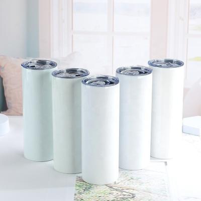 China 20oz Double Wall Stainless Steel Lean Vacuum Blanks Total Straight Sublimation Sublimation Viable Free Shipping Straight Tumbler for sale