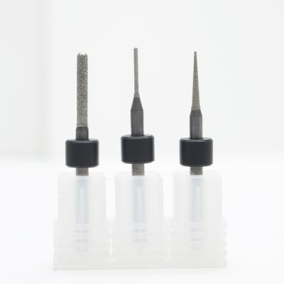 China For Dental Lab Dentistry CAD Cam Lad Consumable Diamond Coated Milling Burs Sets For Roland Milling System for sale